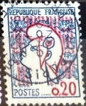 Stamps France -  Intercambio 0,20 usd 0,20 fr. 1961
