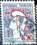 Stamps France -  Intercambio 0,20 usd 0,20 fr. 1961