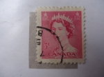 Sellos de America - Canad� -  Reina Isabelth II.