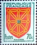 Sellos de Europa - Francia -  Intercambio 0,25 usd 70 cent. 1954