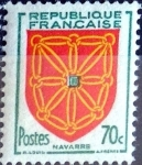 Sellos de Europa - Francia -  Intercambio 0,25 usd 70 cent. 1954