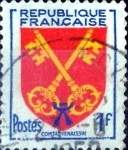 Stamps France -  Intercambio 0,20 usd 1 fr. 1955