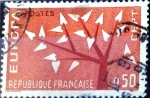 Stamps France -  Intercambio 0,20 usd 0,50 fr. 1962