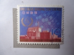 Stamps Japan -  1965 Iaea General Conferense.