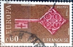 Stamps France -  Intercambio 0,30 usd 0,60 fr. 1968