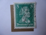 Sellos de Europa - Alemania -  Friedrich V. Schiller (Scott/Ale:353) Deutsches Reich.