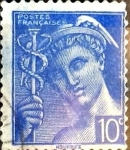 Stamps France -  Intercambio 0,20 usd 10 cent. 1938