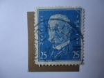 Stamps Germany -  Paul Von Hindenburg - 80Th birthday 1847-1934Deutsches reich  (Scott/Ale:377)