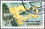 Stamps : Africa : Gabon :  Intercambio 0,20 usd 2 fr. 1961