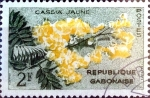 Stamps : Africa : Gabon :  Intercambio dm1g2 0,20 usd 2 fr. 1961