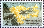 Stamps Africa - Gabon -  Intercambio crxf 0,20 usd 2 fr. 1961