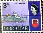 Sellos del Mundo : Europa : Gibraltar : Intercambio crxf2 0,20 usd 3 p. 1967