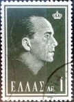 Stamps Greece -  Intercambio crxf 0,20 usd 1 dracmas 1964