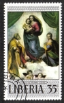 Stamps Liberia -  Pinturas