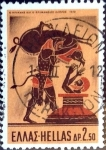 Stamps Greece -  Intercambio 0,20 usd 2,50 dracmas 1970