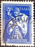 Stamps Greece -  Intercambio 0,40 usd 3 dracmas  1960