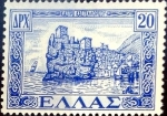 Stamps Greece -  Intercambio crxf 0,20 usd 20 dracmas  1947