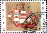 Stamps Greece -  Intercambio crxf 0,20 usd 3 dracmas. 1966