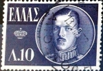 Stamps Greece -  Intercambio crxf 0,20 usd 10 lepras 1956