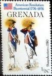 Sellos de America - Granada -  Intercambio nfxb 0,20 usd 1/2 cent. 1976