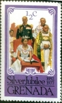 Stamps : America : Grenada :  Intercambio 0,20 usd 1/2 cent. 1977