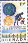 Stamps Grenada -  Intercambio nfxb 0,20 usd 1/2cent. 1976