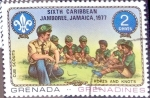 Stamps Grenada -  Intercambio nfxb 0,20 usd 2 cent. 1977