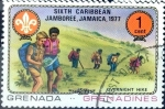 Stamps Grenada -  Intercambio nfxb 0,20 usd 1 cent. 1977