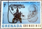Stamps Grenada -  Intercambio cr2f 0,20 usd 1 cent. 1977
