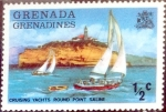 Stamps : America : Grenada :  Intercambio 0,20 usd 1/2 cent. 1975