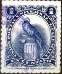 Stamps : America : Guatemala :  Intercambio 0,25 usd 1 cent. 1954