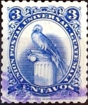 Stamps Guatemala -  Intercambio 0,25 usd 3 cent. 1957