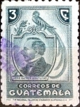 Stamps Guatemala -  Intercambio 0,25 usd 3 cent. 1947