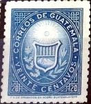 Stamps Guatemala -  Intercambio 0,30 usd 20 cent. 1965