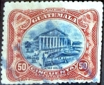 Stamps : America : Guatemala :  Intercambio 0,40 usd 50 cent. 1902