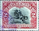 Stamps Guatemala -  Intercambio 0,20 usd 2 cent. 1902