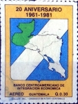 Stamps Guatemala -  Intercambio 0,60 usd 30 cent. 1984