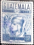 Stamps Guatemala -  Intercambio 0,25 usd 10 cent. 1969