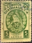 Stamps Guatemala -  Intercambio 0,20 usd 5 cent. 1970