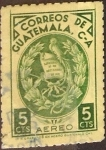 Stamps Guatemala -  Intercambio 0,20 usd 5 cent. 1970