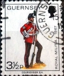 Stamps : Europe : United_Kingdom :  Intercambio agm2 0,20 usd 3,5 p. 1974
