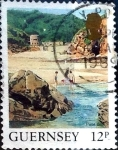 Stamps United Kingdom -  Intercambio 0,50 usd 12 p. 1988