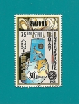 Stamps : Africa : Rwanda :  75 anivº Rotary Internacional