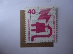 Stamps Germany -  Conector - Accidente - Prevención (Mi/407 -S/1079) -  