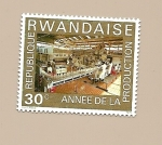 Stamps Rwanda -  Año de la Producción