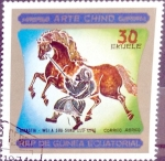 Stamps Equatorial Guinea -  Intercambio 0,20 usd 30 ek. 1977