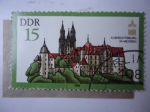 Stamps Germany -  Alemania DDR - Albrechtsburg in Meissen.