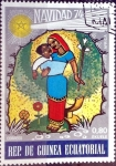 Stamps : Africa : Equatorial_Guinea :  Intercambio 0,20 usd 0,80 ek. 1974