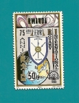 Sellos de Africa - Rwanda -  75 anivº Rotary Internacional