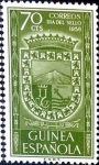 Stamps Spain -  Intercambio crxf2 0,25 usd  70 cent. 1956